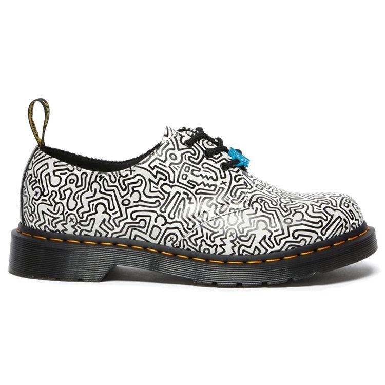 Dr. Martens Keith Haring X 1461 Allover Print Unisex Sneakers White Black 26833009