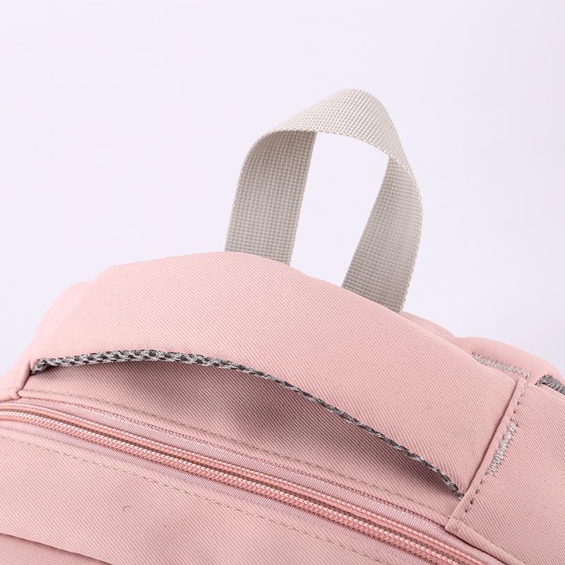 Студенческая школьная сумка, однотонный рюкзак для девочек, большой емкости