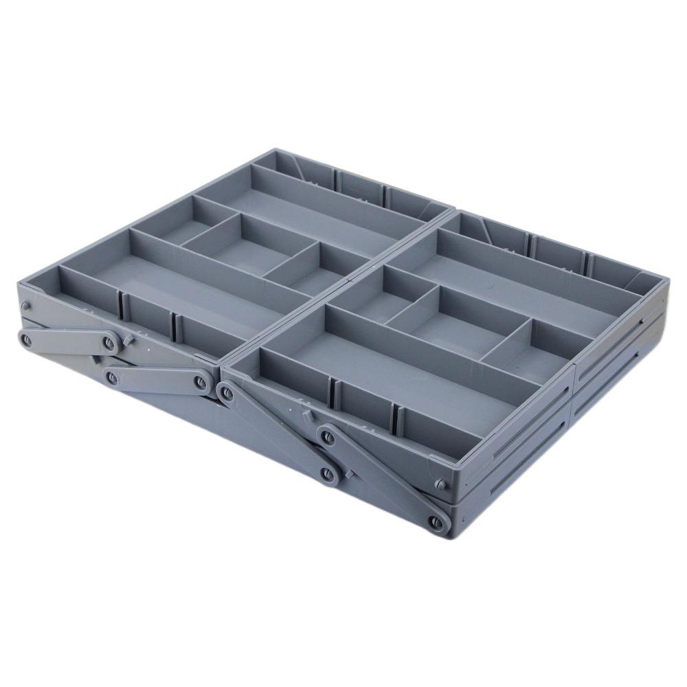 Многоячеечный органайзер для ящиков 2/3 яруса Разделитель для хранения столовых приборов Косметика Утварь