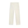 MD Fall and Winter New Women's Clothing Casual Intelligence Commute Style Minimalist White High-Waist Straight Pants 5001801