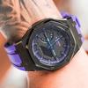 Casio Унисекс Часы с Жидкокристаллическим и Аналоговым Двойным Дисплеем Серия 48,5 мм Черные GA-2100VB-1A(Watch8--)