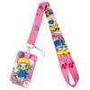 Badge Holders Card Pocket  Adjustable Neck Strap for ID Cards, Office, School - Soft Fabric Lanyard for Nurses, Teachers, Kids