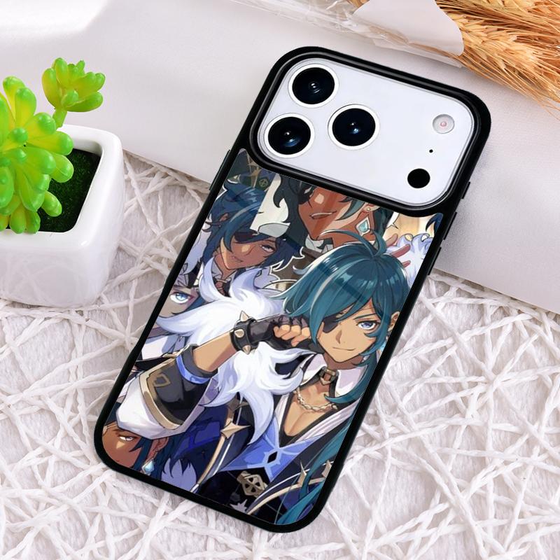 Чехол для телефона Genshin Impact Каэя для iPhone 17 Air 16 15 11 12 14 13 Pro Max Ударопрочный чехол
