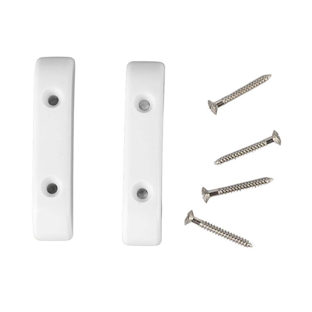 4PCS White Bass Guitar Thumb Rest Plastic Bass Finger Rest Anti Slip Bass Thumb Rest  Guitar