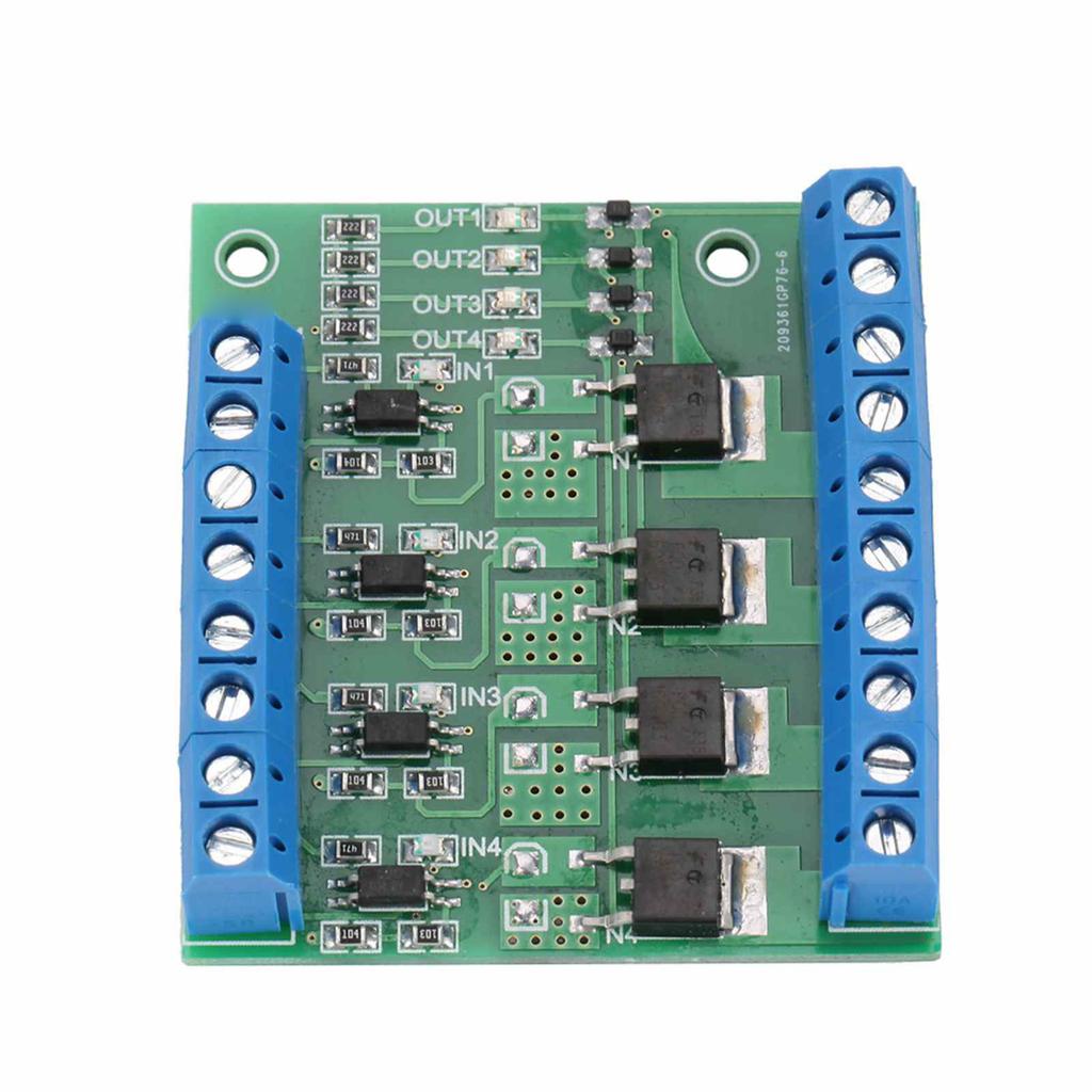 2 шт. Модуль MOS 4-канальный MOSFET-транзисторный модуль Плата усилителя ПЛК с оптоизоляцией Драйвер YYNM0S 4