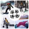 4pcs Snowboard Deck Pads High quality soft rubber material Anti-slip stickers Not easy to break deform Durable Exquisite fitting