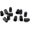 Dsycar 30 шт. Колпачки для вентилей шин TPMS, Черные пластиковые длинные колпачки для вентилей TPMS TR20008 с резиновой прокладкой