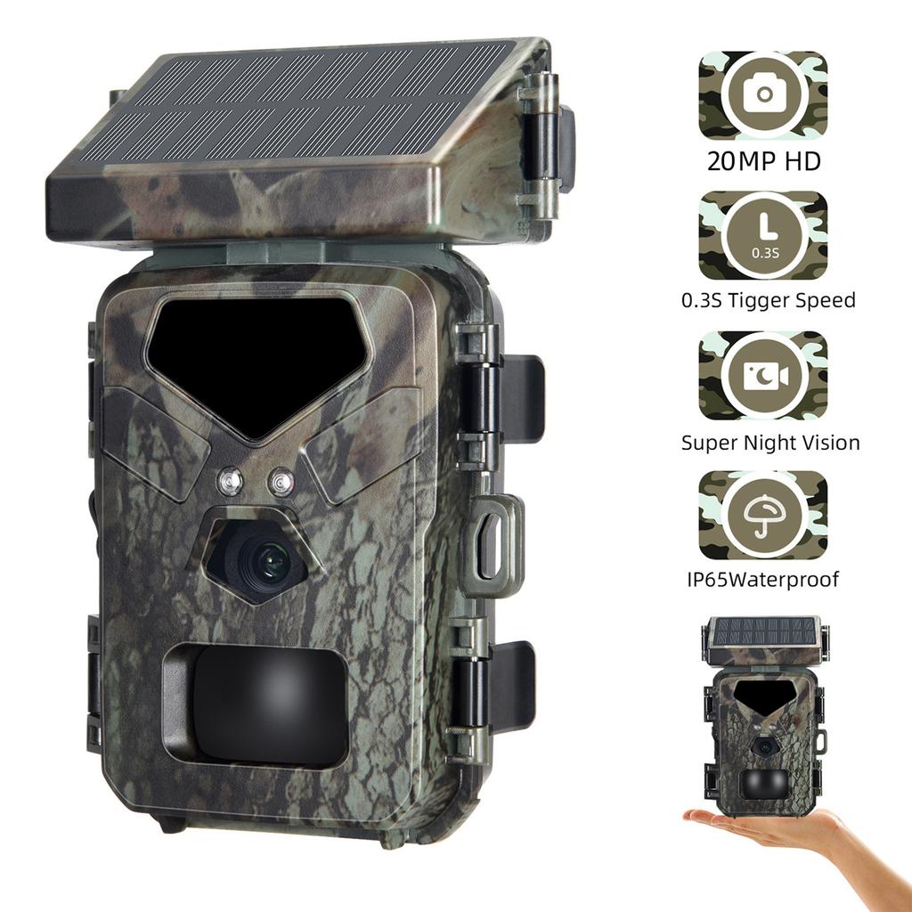 20MP/1080P Hunting Camera 0.3s Trigger Speed Night Vision Motion Activated Trail Camera