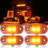 4 шт. светодиодный боковой габаритный фонарь IP67 водонепроницаемый задний боковой указатель поворота габаритный фонарь супер яркий премиум-светильник для прицепа задний фонарь