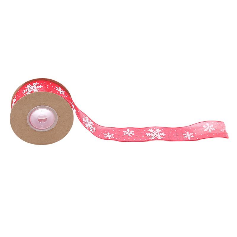 Рождественская органза лента ленты снежинки ручная работа DIY упаковка подарков украшение венок домашний декор