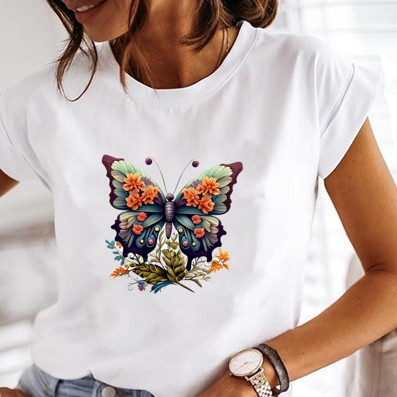 (Азиатский размер) Футболка, верхняя одежда, милый стиль, 90-е годы, милая стильная повседневная модная футболка с коротким рукавом, женская футболка с принтом, женская футболка с графикой