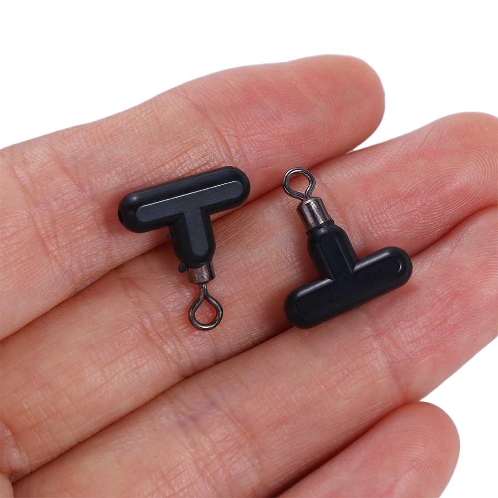 Fishing Tackle Rolling Swivel Carp Rig Rings Clip Fishing Swivels Fishing Line Slider Beads