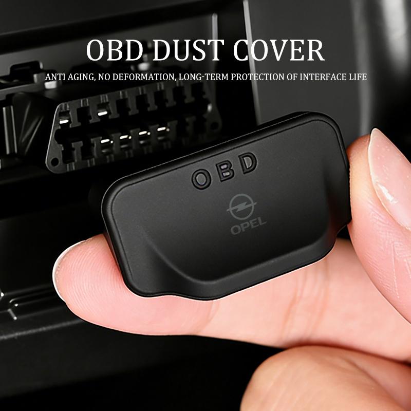 zjvg1 For Opel Car Logo OBD Diagnostic Port Waterproof Anti Dust Sleeve Auto Interior Protector ADAM ASTRA J K CORSA E INSIGNIA MOKKA