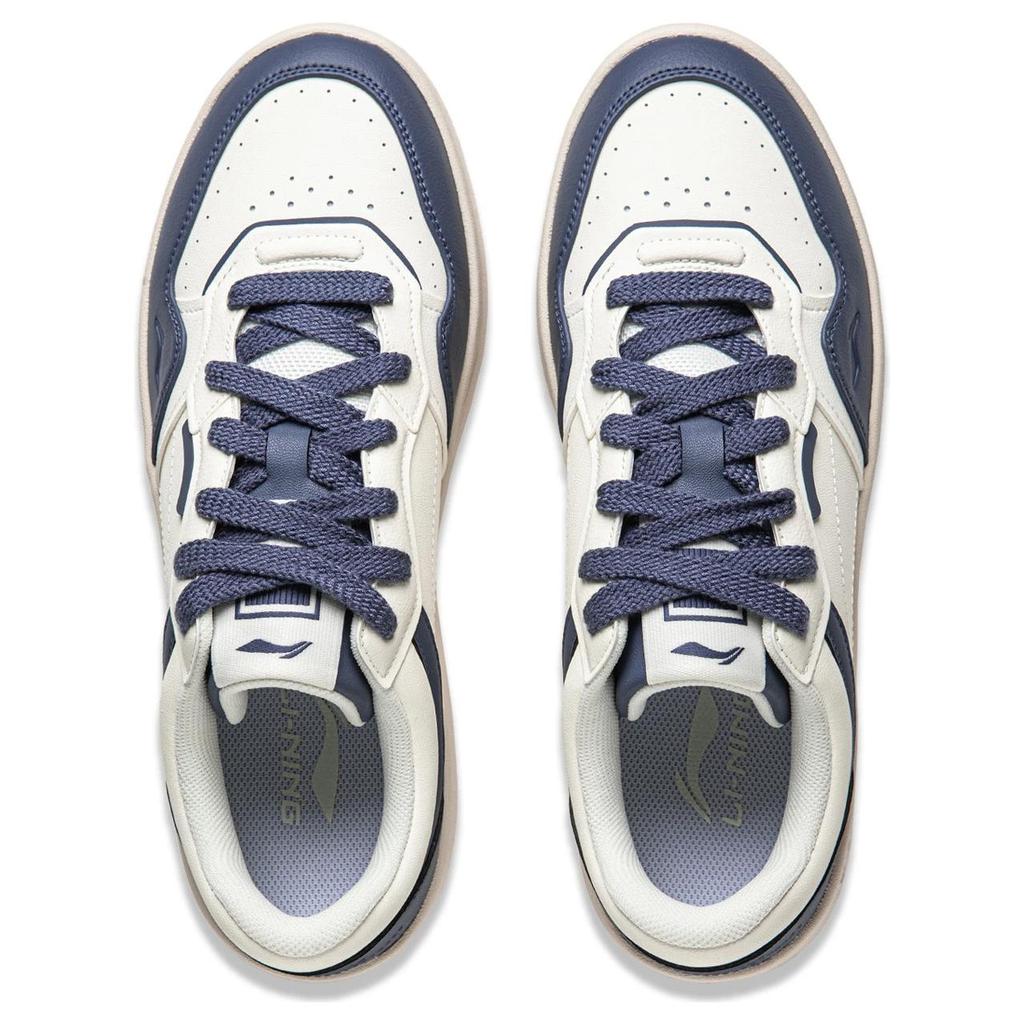 Li Ning Xingchu 2.0 V2 универсальные повседневные удобные толстые подошвы увеличивающие рост нескользящие износостойкие кроссовки для скейтбординга мужские кроссовки белые синие AGCU107-1