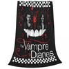 Плед Damon Salvatore из сериала Дневники вампира, фланелевый, смешной, теплый, плед для покрывала, весна/осень