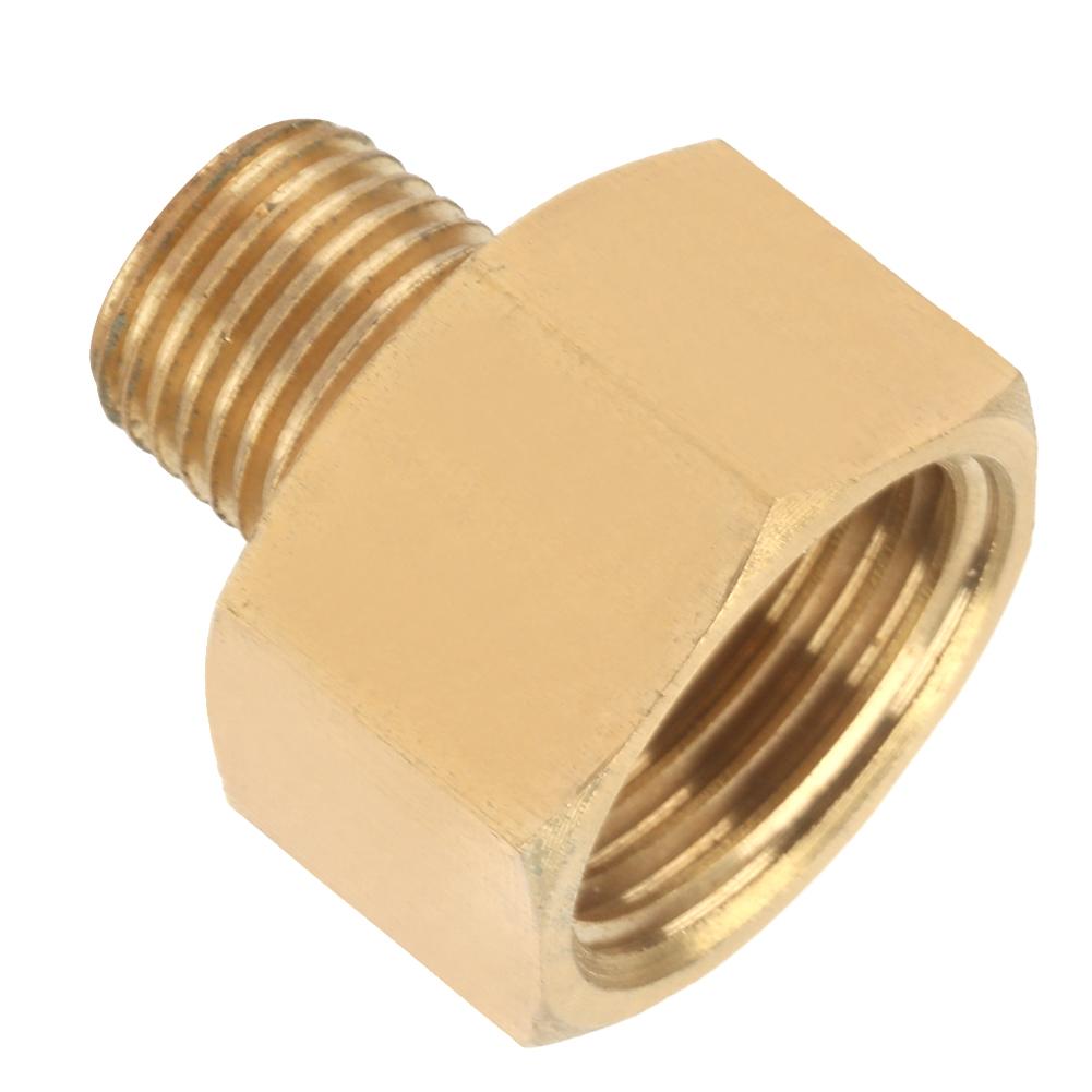 Brass Pipe Fitting Adapter for Pressure Gauge 1Celsius4 BSPT Male to 1Celsius4 NPT Female
