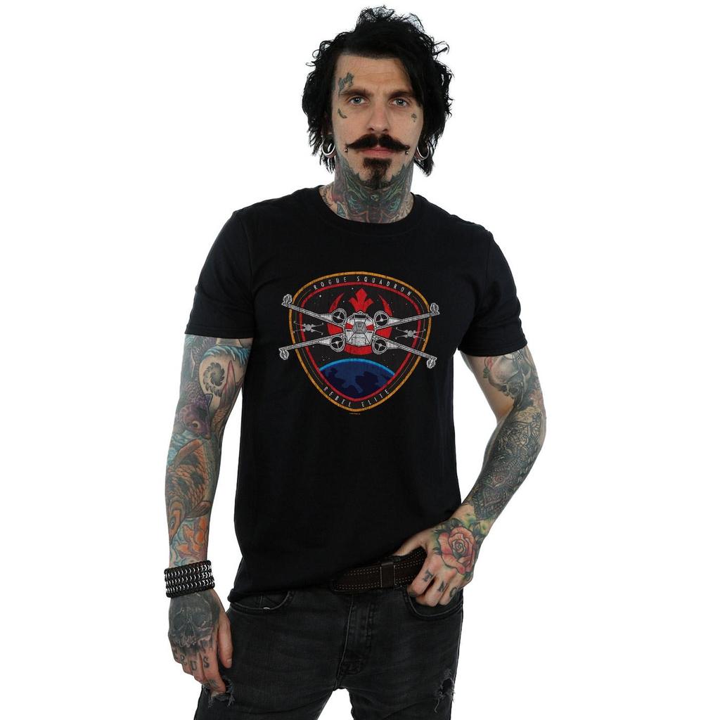 Star Wars Mens Rebel Elite Badge T-Shirt