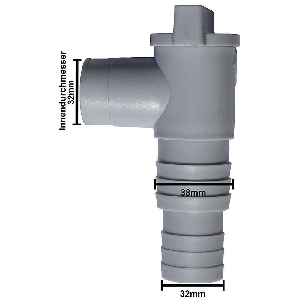 Motorhome Waste Grey Water Tank Drainage Drain Tap 28mm & 32mm Includes Mounting Bracket Caravan Valve Accessories