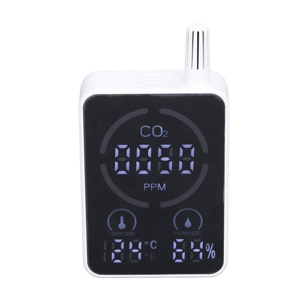Air Quality Monitor Digital CO2 Meter Carbon Dioxide Detector Portable Temperature Humidity Tester