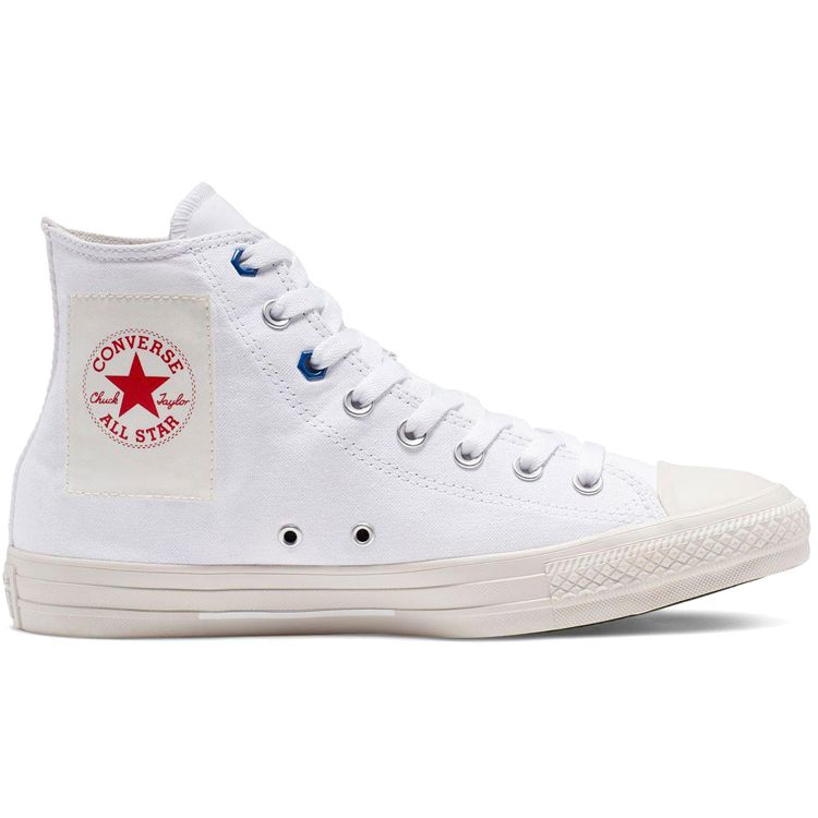 Converse Chuck Taylor All Star Flight School Patch High Top Canvas Shoes Unisex Sneakers White 165051C