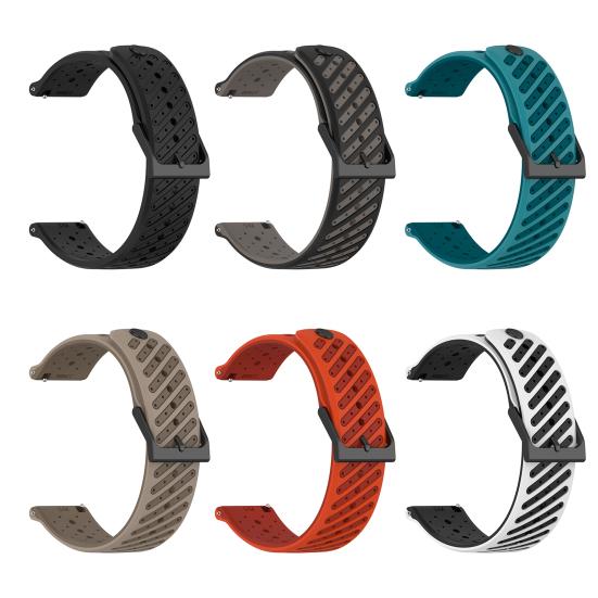 Силиконовый ремешок для часов 2 регулируемый водонепроницаемый сменный для Suunto Race дышащий 22 мм женский мужской