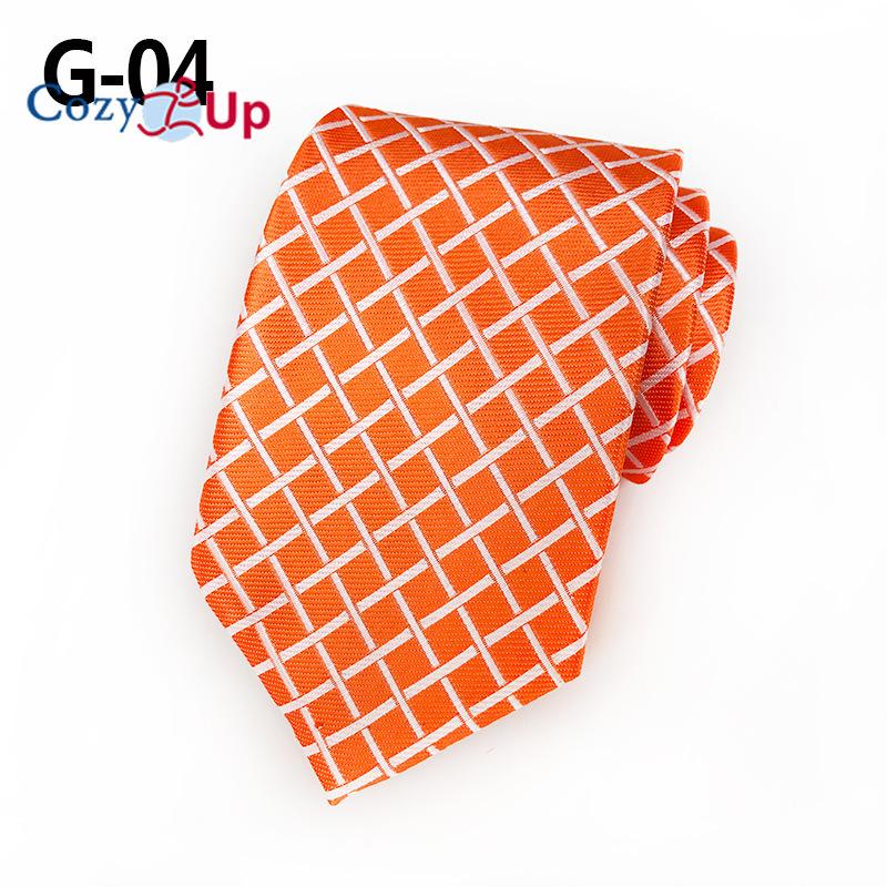 Новый классический мужской клетчатый шелковый галстук в клетку