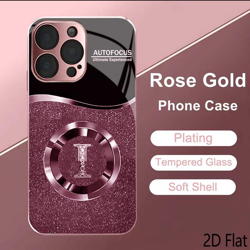 Розовый I 2DFlat Для iPhone17 18 16 15 14 13 12 11 Pro Max XS XR 8 7Plus Чехол для телефона Ударопрочный Защитная задняя крышка