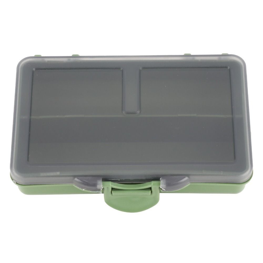 2PCS Multiple Grids Bait Storage Case PP Fishing Tackle Box Hook Bait Gadget Flying Fishing