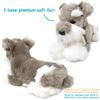 Realistic Schnauzer Plush Dog, 30cm, Cute, Birthday Gift for Boys and Girls [Authentic Japanese Product]