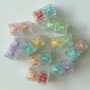 Stress Relief Keyboard Toy Keyboard Fidget Toy 2-In-1 Stress Relief Button Clicker Finger Decompression Keychain For Focus