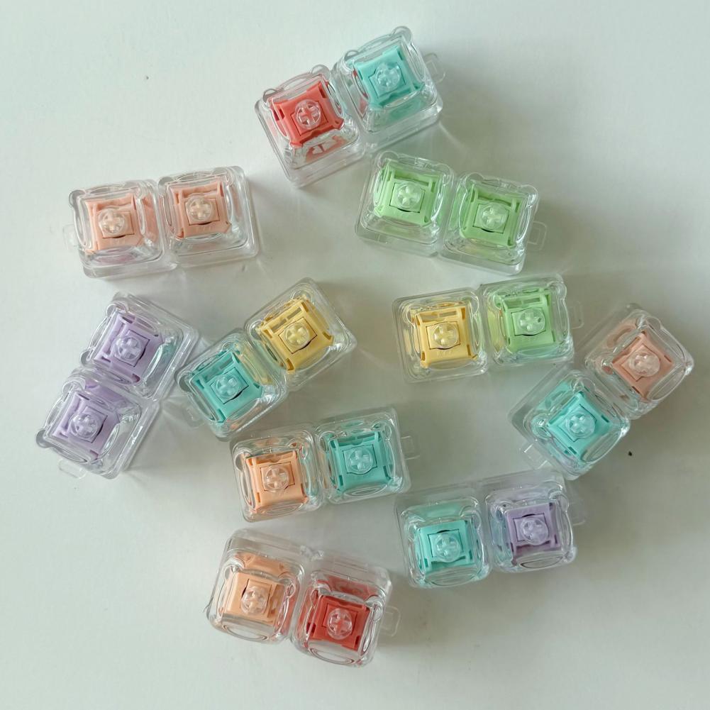 Stress Relief Keyboard Toy Keyboard Fidget Toy 2-In-1 Stress Relief Button Clicker Finger Decompression Keychain For Focus