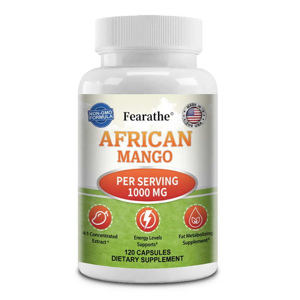 African mango extract, 1000 mg per serving, 120 capsules