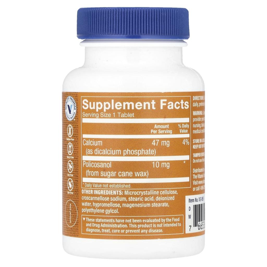 the Vitamin Shoppe Поликозанол, 120 таблеток