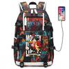 ONE PIECE Luffy School Bag Animation Peripheral Large Capacity Lightweight Backpack Junior High School Backpack Travel Bag