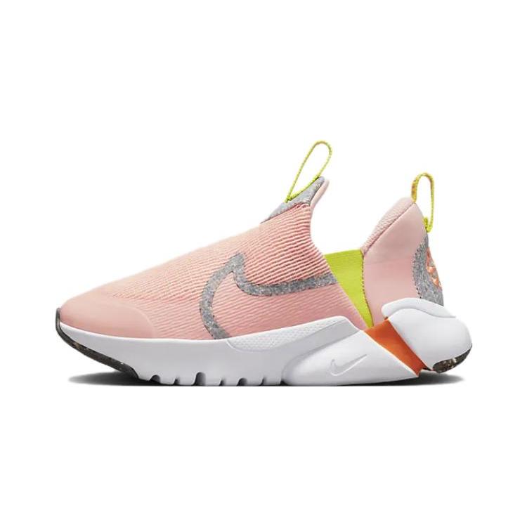 Nike Кроссовки для бега Flex Plus 2 SE, удобные, износостойкие, дышащие, низкие, розово-серые, детские, FB8909-800