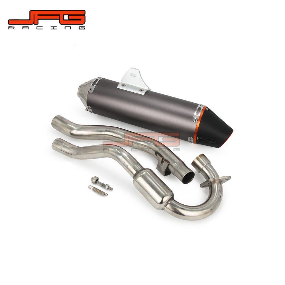 CRF230F CRF150F Модифицированный полный выхлоп и хвостовая труба для внедорожного мотоцикла