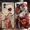 Чехол для телефона Самурай Воин Гейша для Xiaomi Mi 15 14 13 12 11 Ultra 14T 13T 12T 11T 10T Pro Lite 5G Ударопрочный Мягкий ТПУ Чехлы