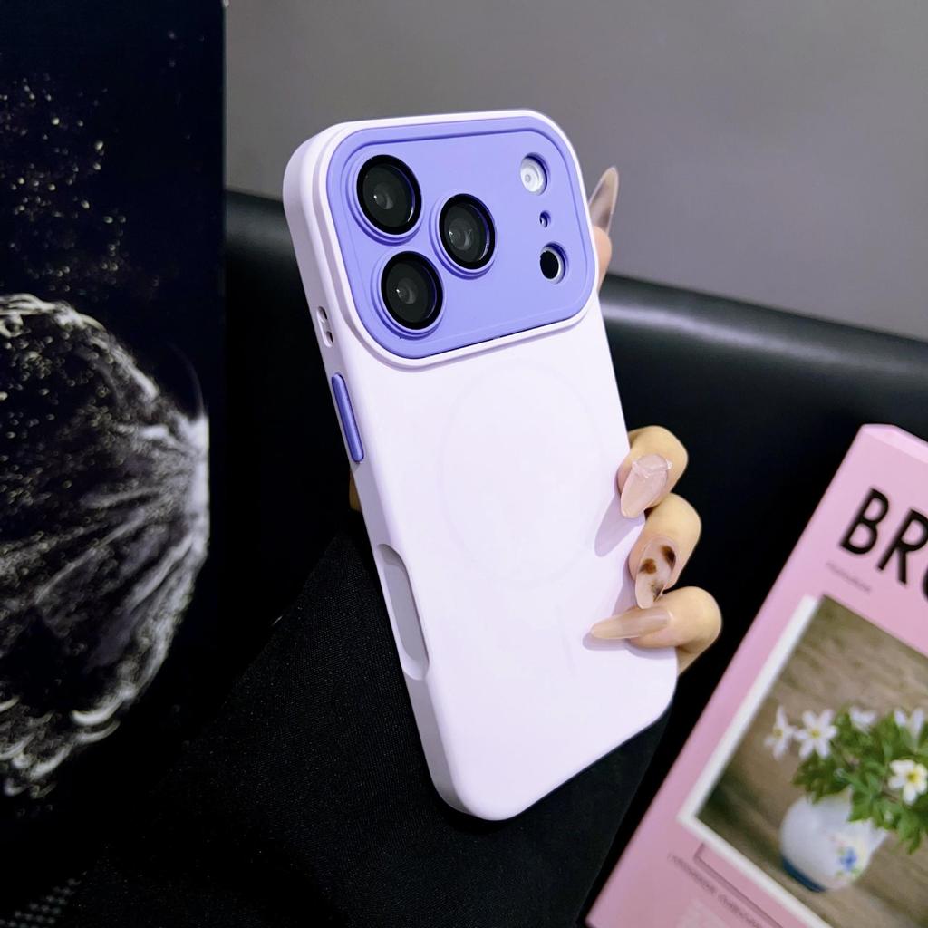 Чехол-органайзер для мгновенных фото с цветовыми блоками для iPhone 16 Pro Max и Apple 17, матовый жидкий силикон для iPhone 14/15
