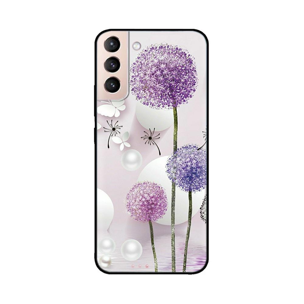 Для Samsung Galaxy S21 Plus Чехол S21 ULTRA Сердце-Бабочка Фунда Для Samsung S21 FE Чехол S 21 Защита Жидкий Силиконовый Чехол