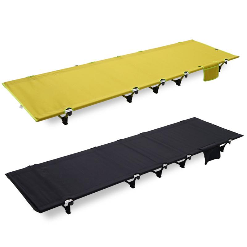 Aluminum Alloy + Oxford Cloth Portable Folding Bed Waterproof Breathable Bed Surface Non-slip