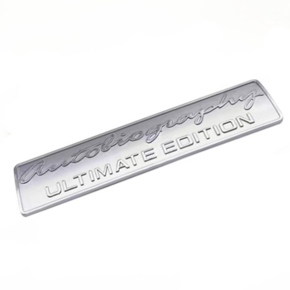 Автобиография SPORT ULTIMATE EDITION Значок Эмблема автомобиля для R-ange-R-over E-voque D-EFENDER D-iscovery Styling Наклейка с логотипом на багажник