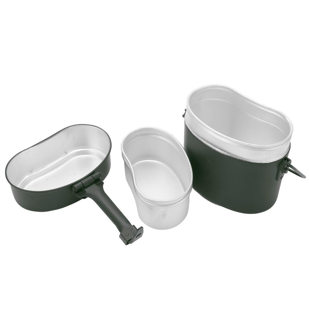 Military Mess Tin Multifunction Nonslip Durable Food Grade Aluminium 180 Celsius Temperature Resistant