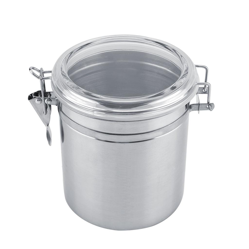Stainless Steel Coffee Container Vacuum Sealed Storage Jar for Sugar Tea Bean