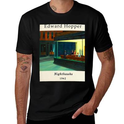 Edward Hopper Exhibition Tshirt Sun Block Outdoor Tshirt