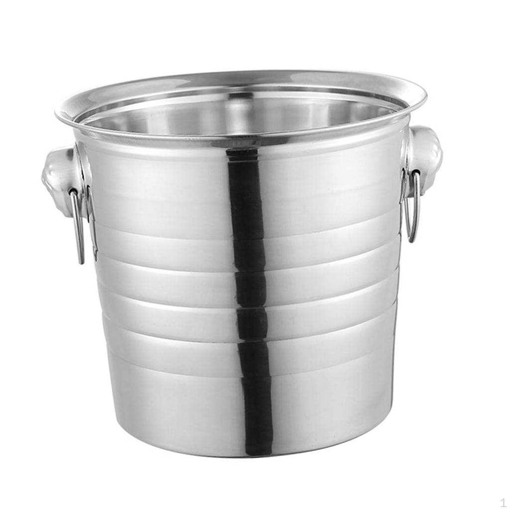 Ведро для льда с зажимом, пивные ведра, удобный портативный инструмент для охлаждения напитков для вечеринок в отеле