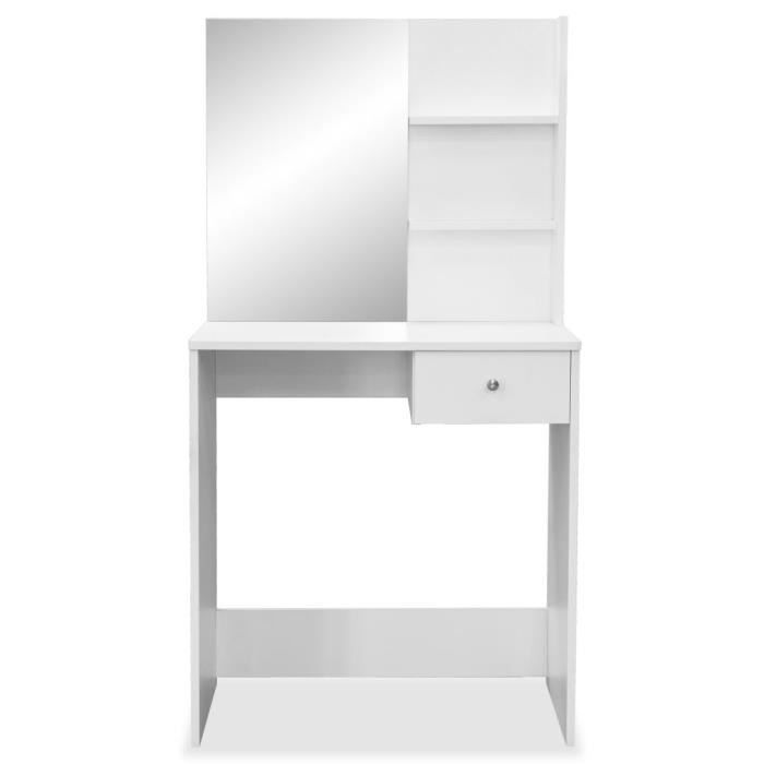 VidaXL Dressing Table Engineered Wood 75x40x141 Cm White 244861