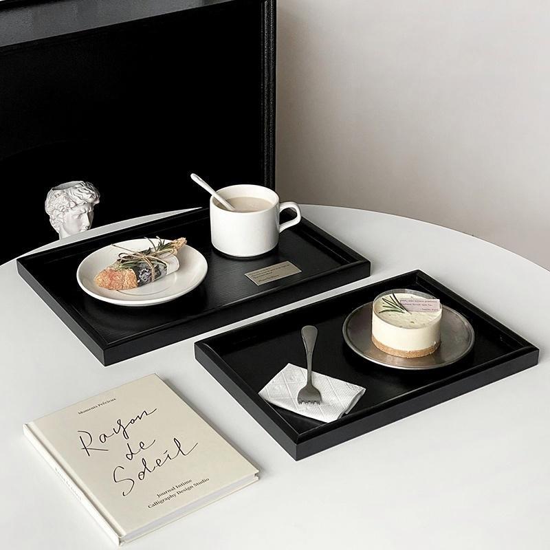 Mingling Wooden Round Tea Tray