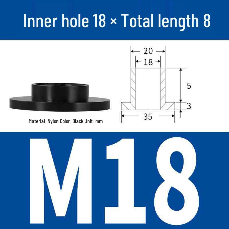 Nylon T-Shaped Transistor Gasket Sleeve with Insulating Particles