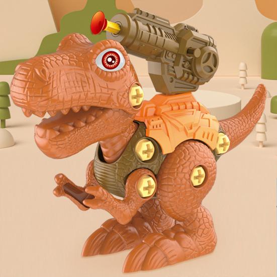 1 набор для обучения навыкам взаимодействия родителей и детей, экологичный, с отверткой, для детей, сделай сам, собирай модель динозавра, игрушки, собранные игрушки