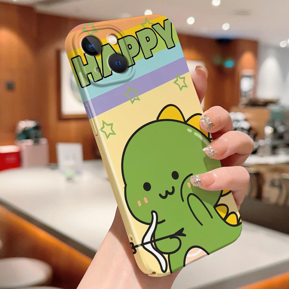 Чехол для телефона Feilin с милым динозавром для Samsung Galaxy S20 FE 5G A52 iPhone 11 Xiaomi Redmi VIVO OPPO Realme Huawei Infinix Ultra Slim Hard Cover